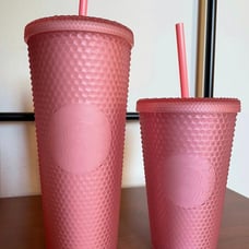 2022 Release Studded Pink Lemonade Starbucks Cup set