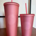 2022 Release Studded Pink Lemonade Starbucks Cup set