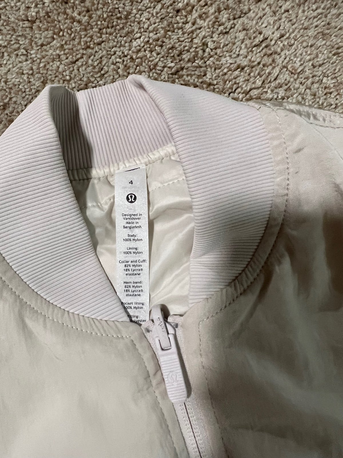Lululemon Athletica Non-Stop Bomber Reversible Jacket