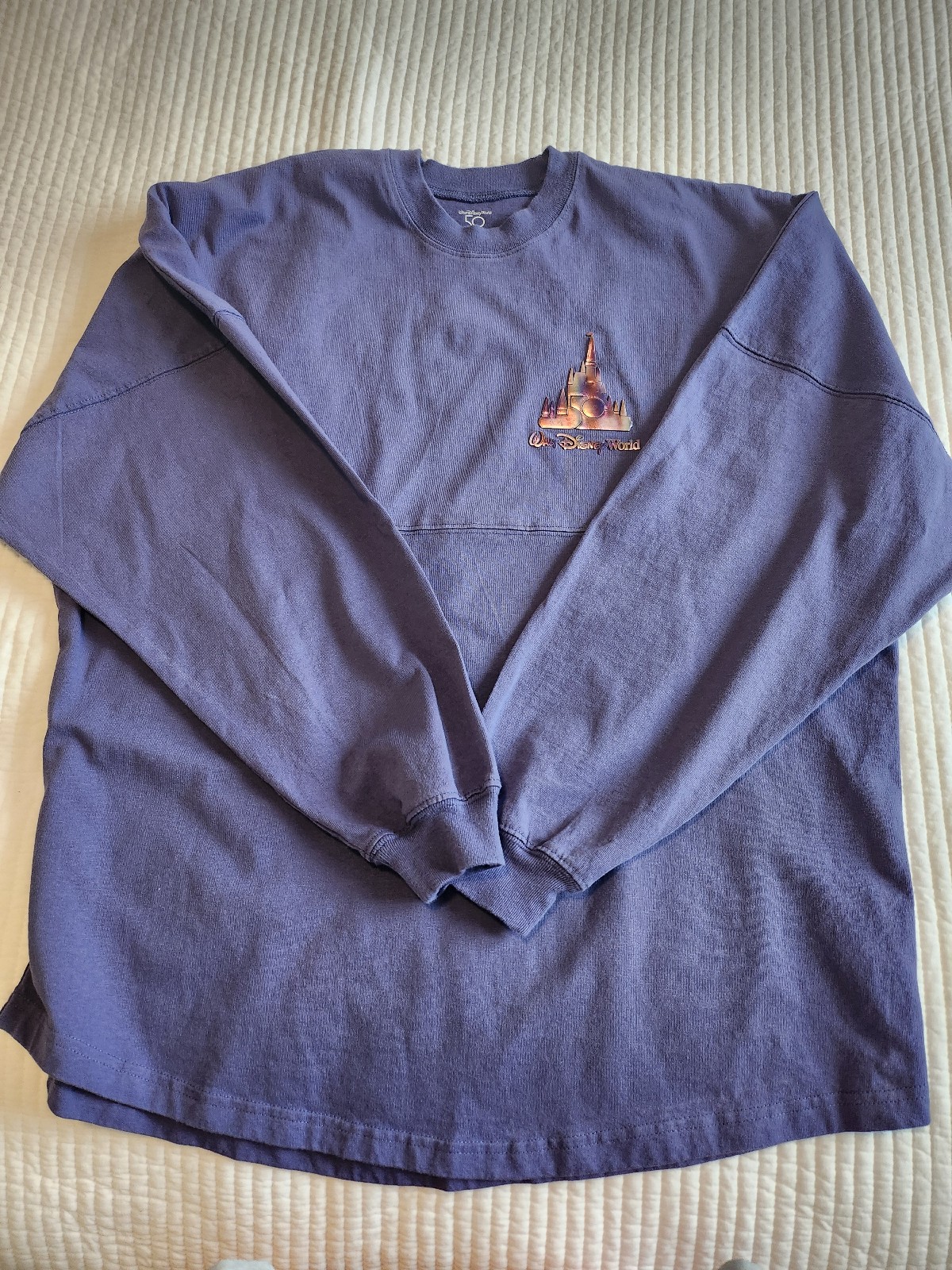Disney limited edition 50th purple long sleeve shirt