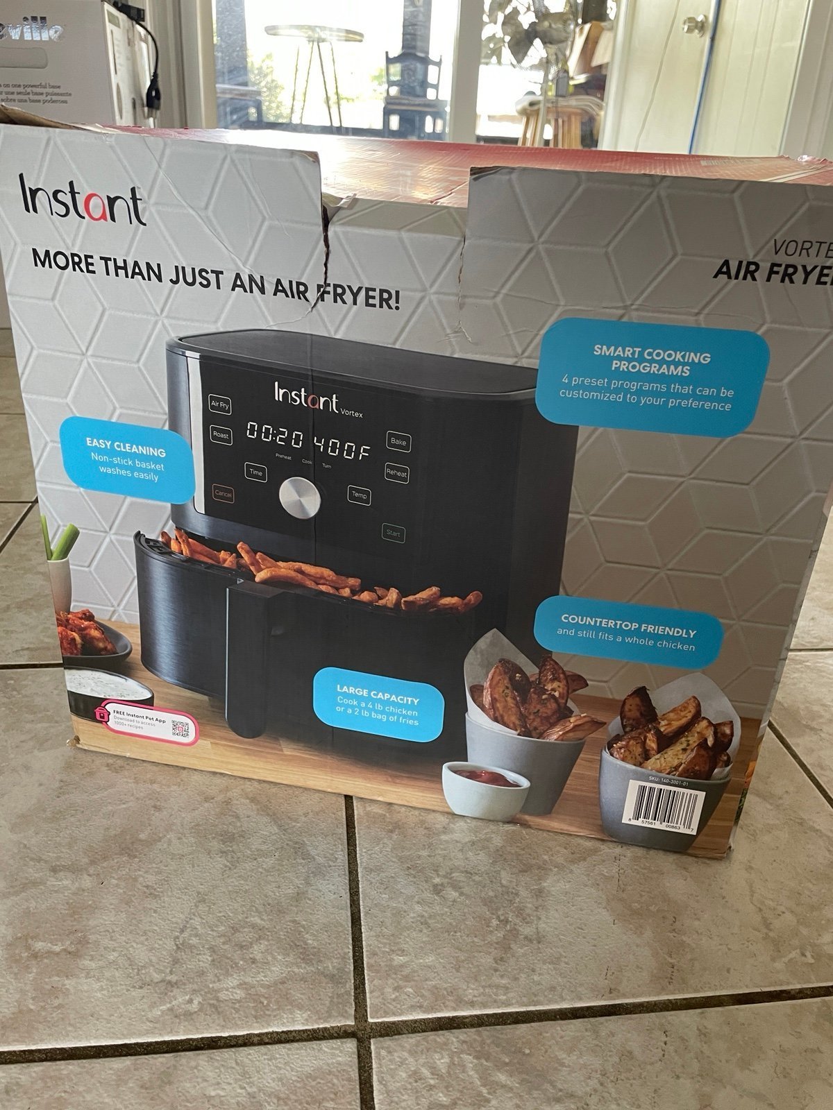 Instant Pot Vortex 4 Quart Air Fryer Oven,4-in-1 Functions,From the Makers