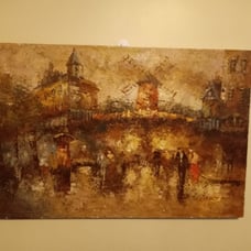 Original Edward Barton Oil painting