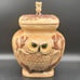 1970’s Barn Owl Lidded Double Sided Ceramic Canister