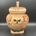 1970’s Barn Owl Lidded Double Sided Ceramic Canister