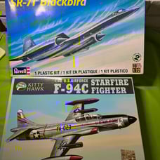 Lot of Two(2) 1/72 & 1/48 Scale Model Planes