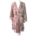Soma Robe Womens Size XL Lightweight Kimono Style Polyester Spandex Floral Pink