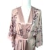 Soma Robe Womens Size XL Lightweight Kimono Style Polyester Spandex Floral Pink