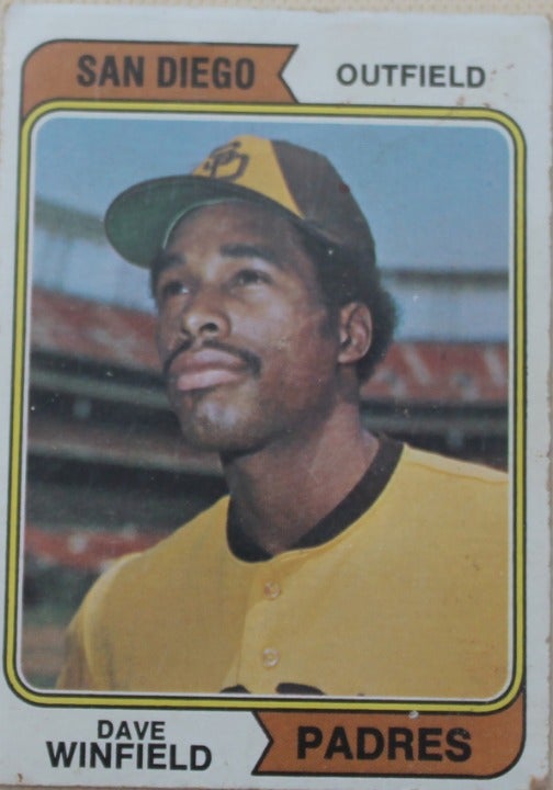 1974 Dave Winfield rookie Topps