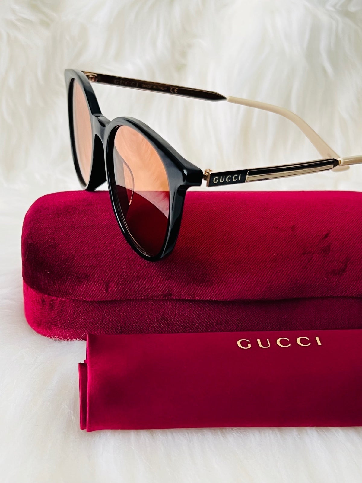 Gucci Orange/Black Sunglasses