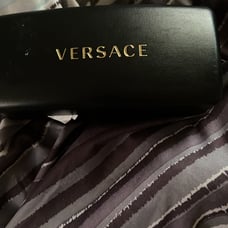 A Versace glasses case