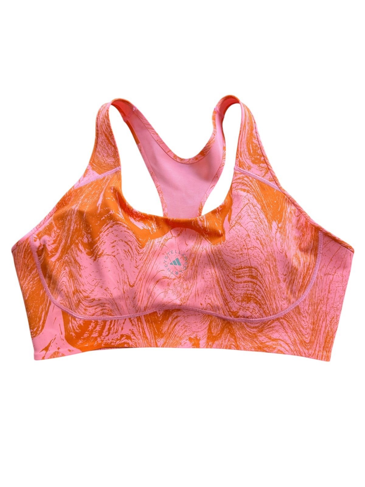 Adidas by Stella McCartney True Purpose Power Impact Training Bra XL DD Orange
