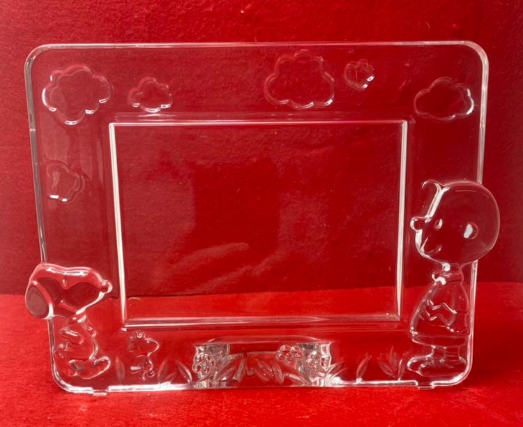 WATERFORD MARQUIS Peanuts Crystal Picture Frame