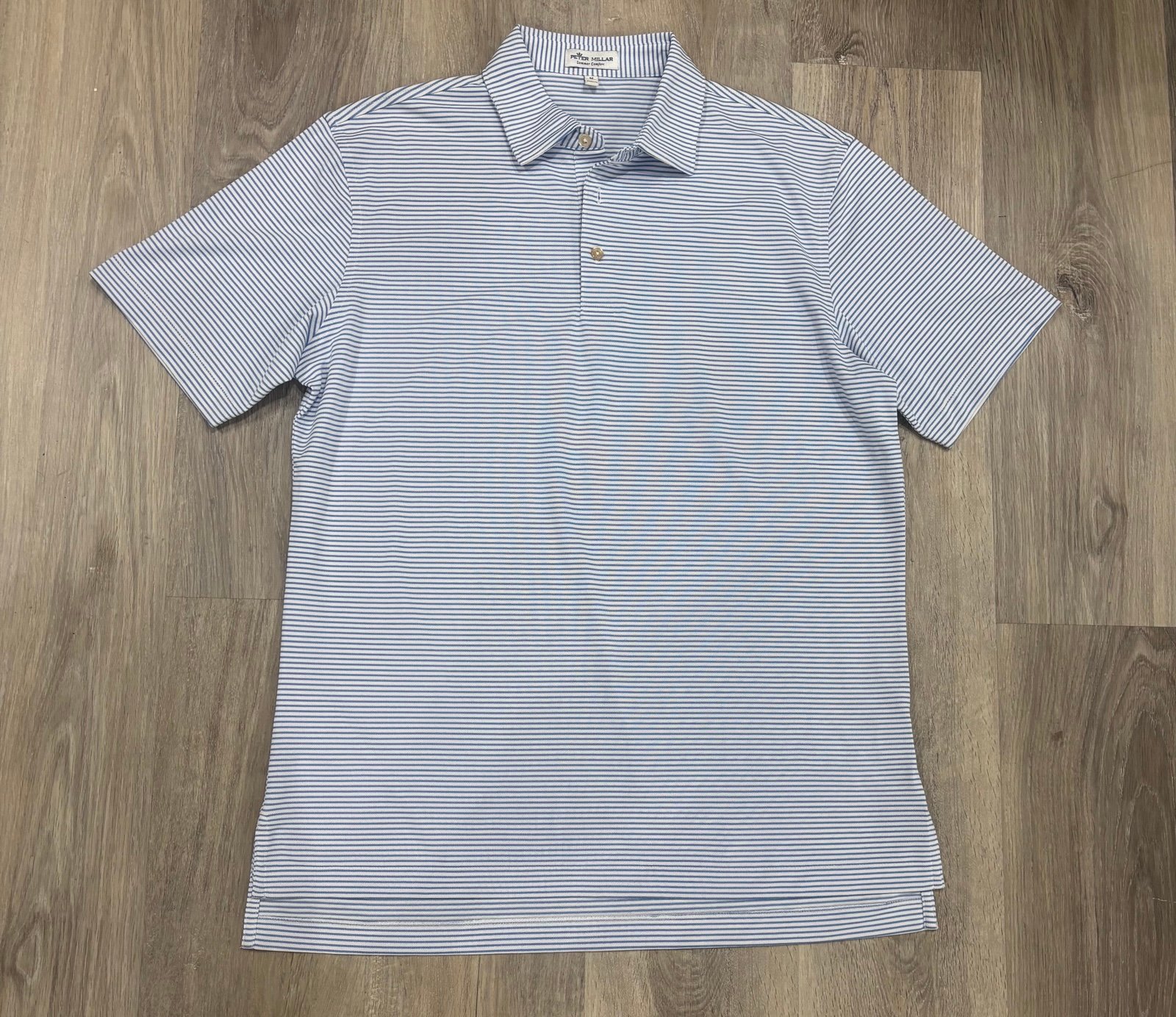 Peter Millar striped performance polo size medium