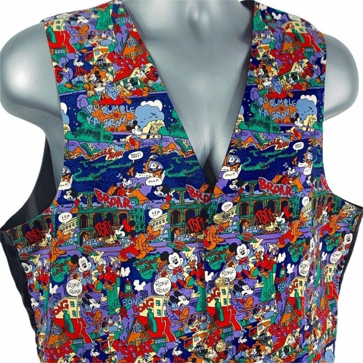 Disney Classic Characters Silk Suit Vest