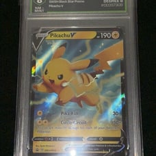 2020 Pokemon SWSH Promo HOLO Pikachu V #SWSH063 Degree 8 NM