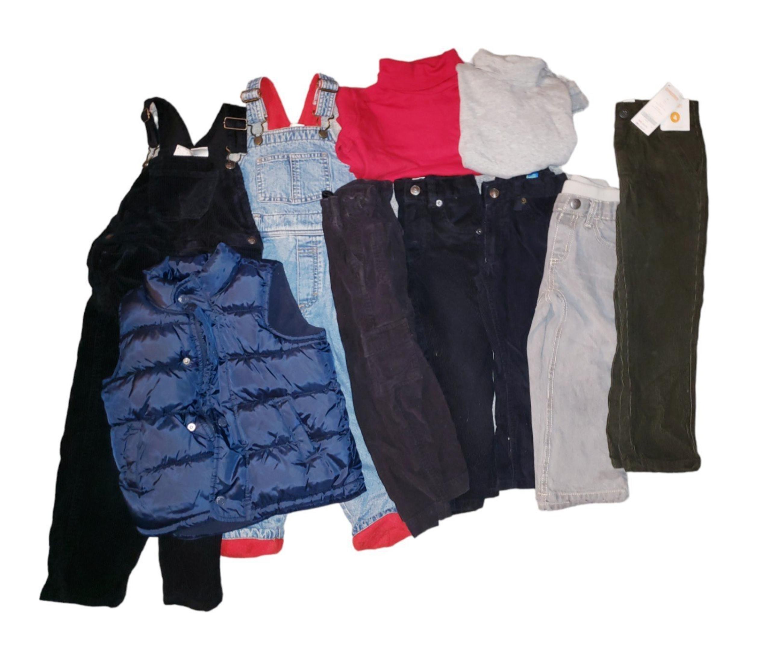 Boys Clothing Winter Bundle Lot 3T 4T Gymboree Old Navy 10 Pc Pants Vest Tops - Custom Variety Pack