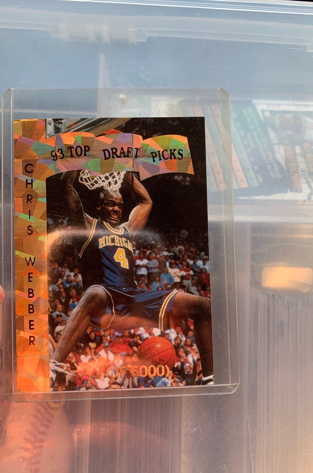 Chris webber rare card