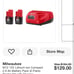 Milwaukee M12 12V Lithium-lon Compact 2.0 Ah Battery Pack (2-Pack) Starter Kit