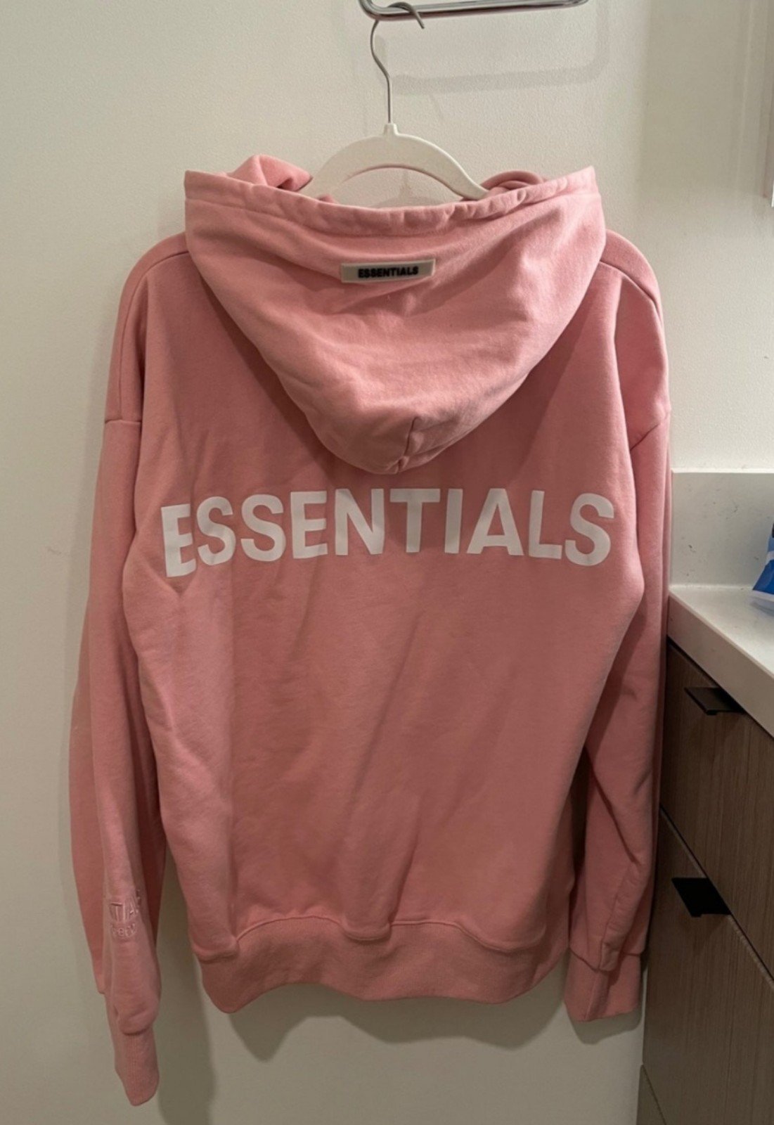 パーカー・フーディ Fear of God Essentials Pink 3M Logo Pullover Hoodie Blush FEAR OF GOD ESSENTIALS 3M Logo Pullover Hoodie - Blush (FW19