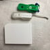 Wii with bunch of conteollers and 5 games