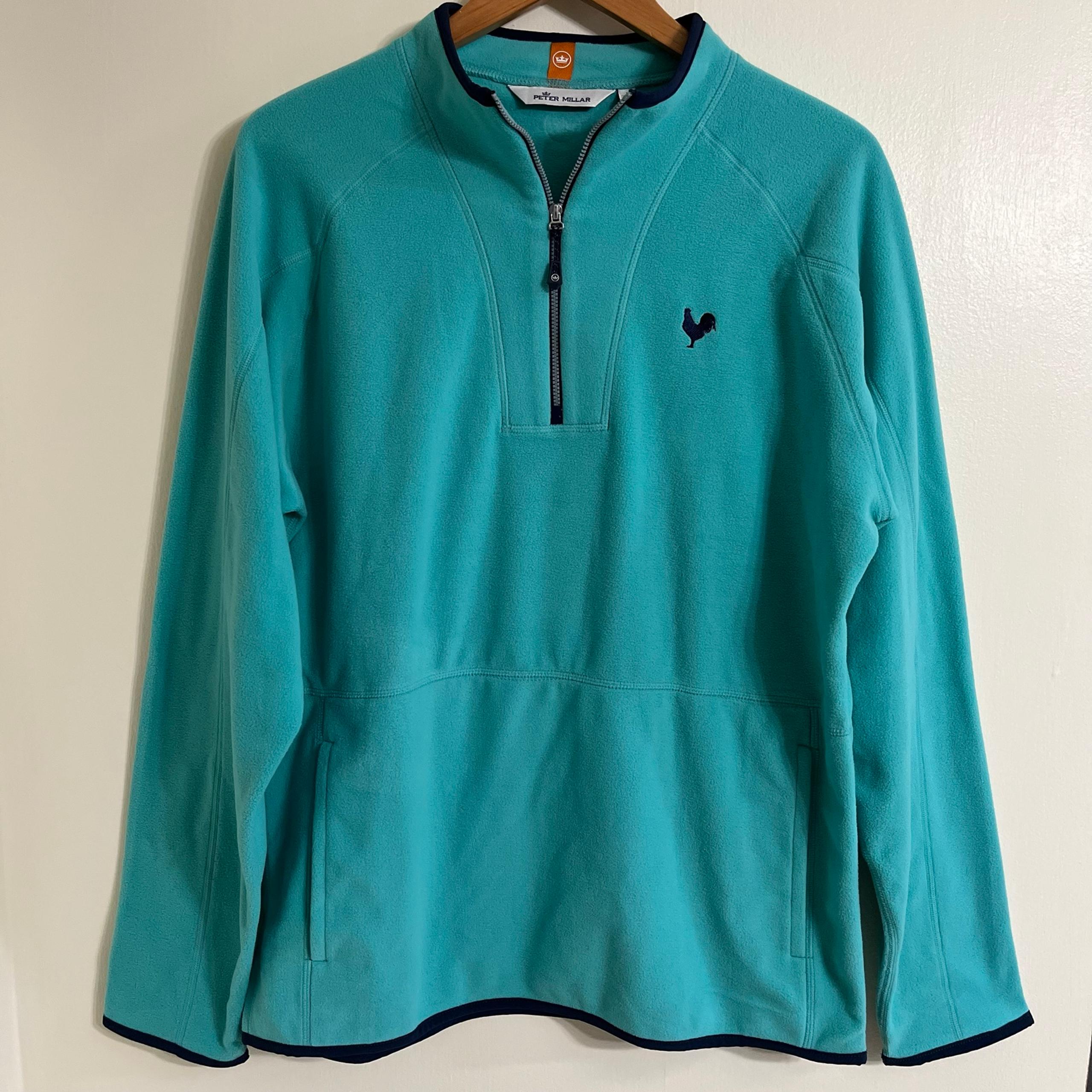 Peter Millar half zip micro fleece thermal pullover men’s large