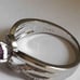 New 925 Silver Heart Shaped Amethyst Diamond Ring for Women