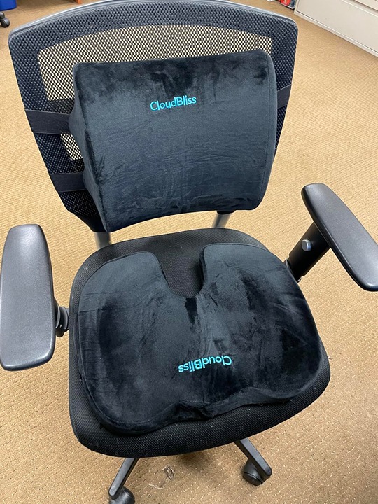 Seat Cushion for Office Chair,Car Seat,Lumbar and Back Support Memory Foam