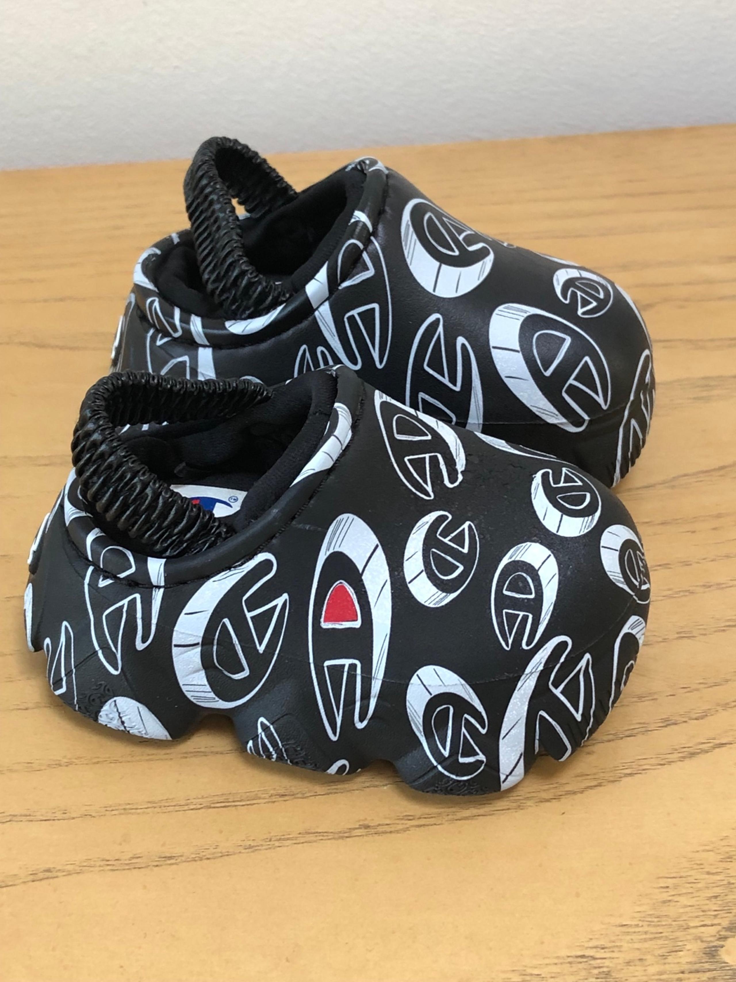 Champion Super Meloso 3DC Slide with Back Elastic Clog Shoes Toddler 4