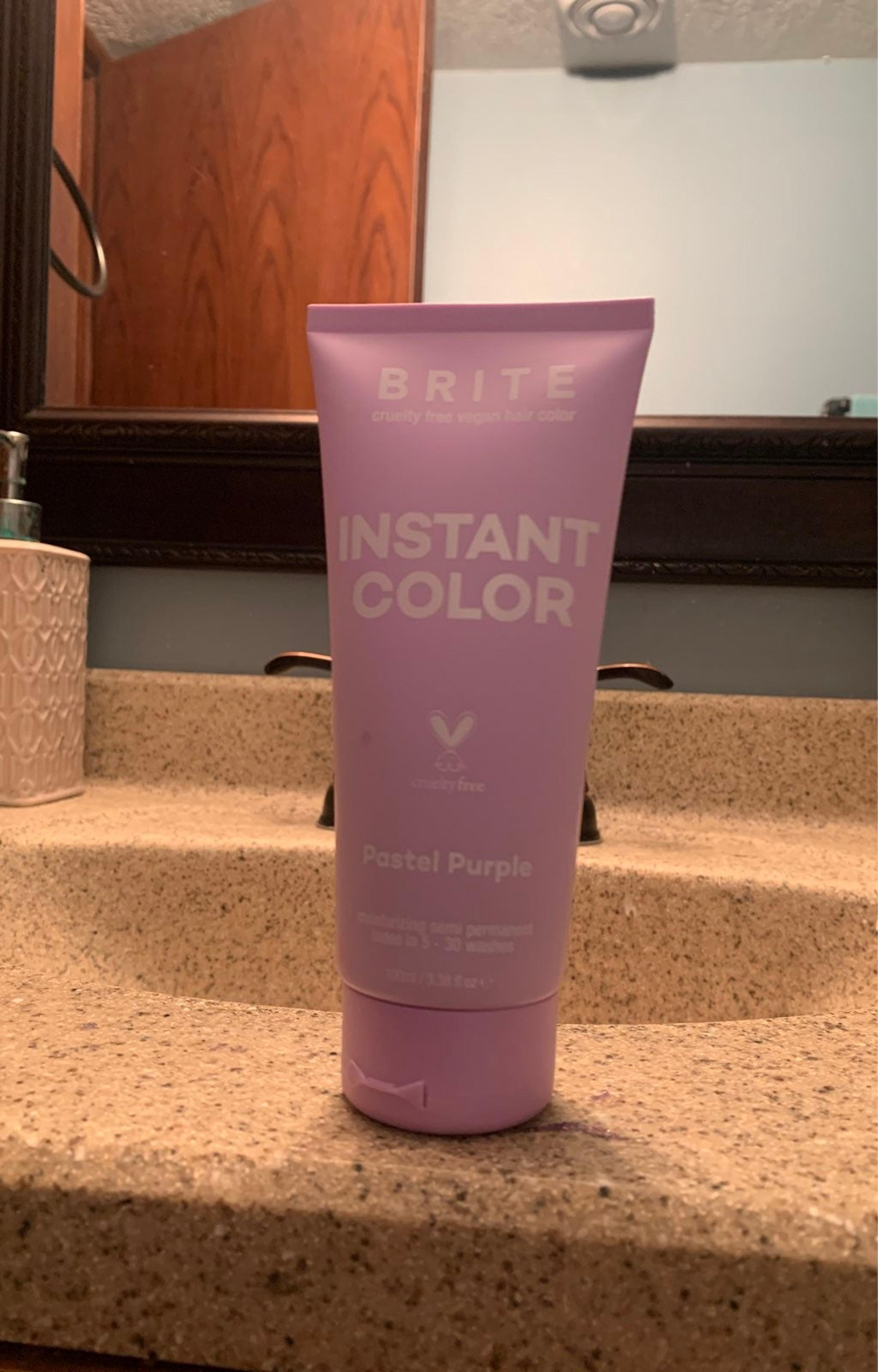 BRITE instant hair color - pastel purple