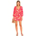 L*Space Pfeiffer Mini Wrap Dress Coverup in Into The Tropics PFEDR21 Large L NEW