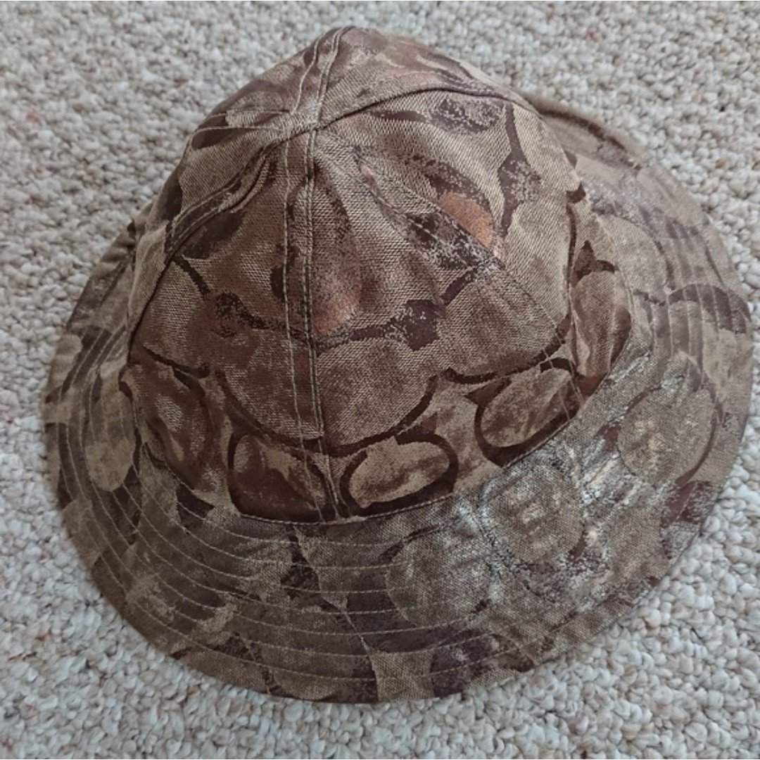 Coach signature jacquard metallic bucket hat