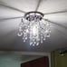 Chrome Crystal Chandelier Ceiling Lights Modern Fixture Flush Mount Mini Kitchen