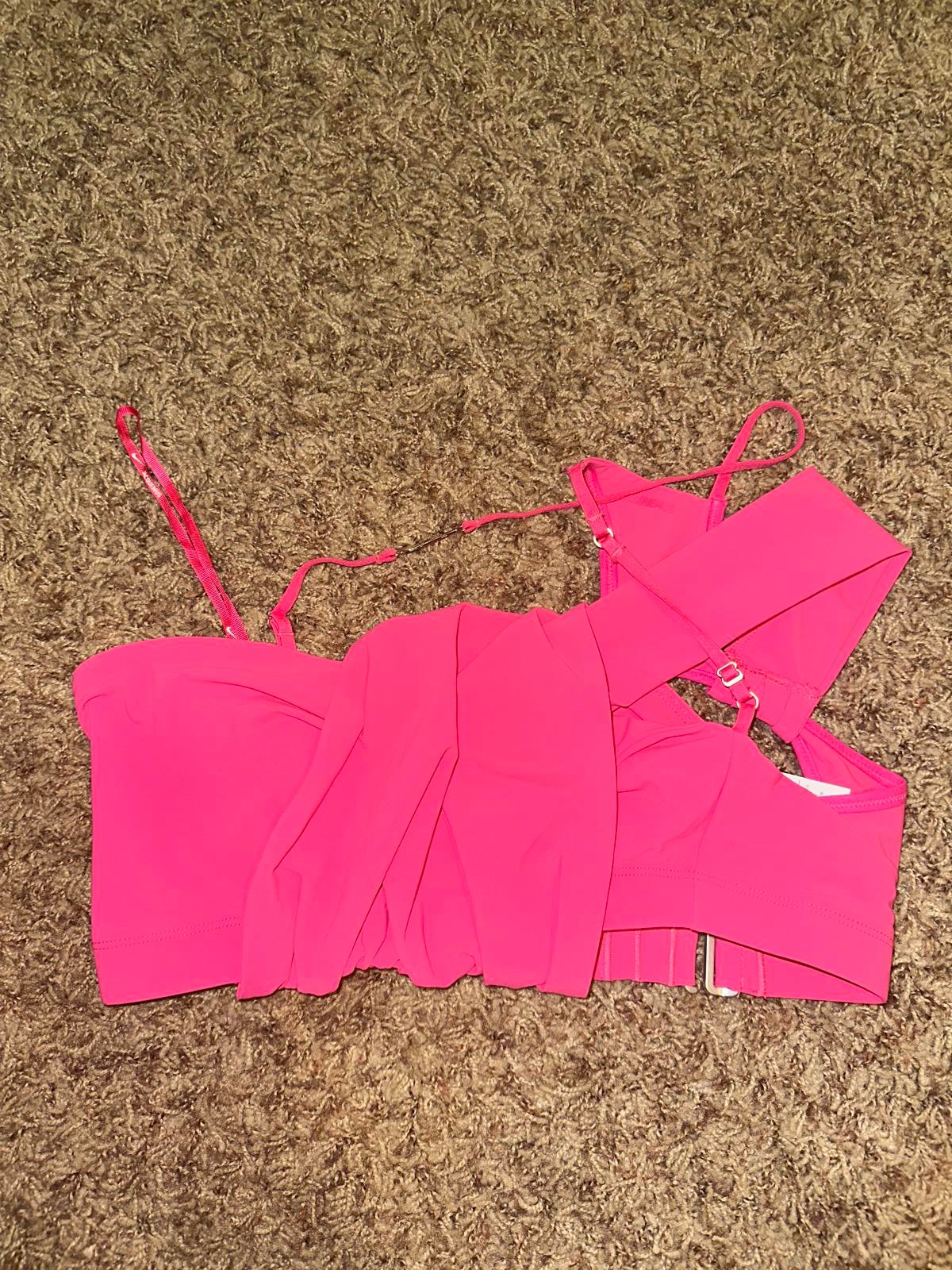 Nike Womens Jacquemus La Brassière Drapée Pink Sport Bra