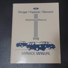 1992 Ford Ranger Explorer Aerostar Body Chassis Electrical Service Manual