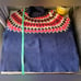 NWT Gap 24/7 Split-Hem Fair Isle Sweater Size L