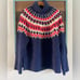 NWT Gap 24/7 Split-Hem Fair Isle Sweater Size L
