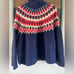 NWT Gap 24/7 Split-Hem Fair Isle Sweater Size L