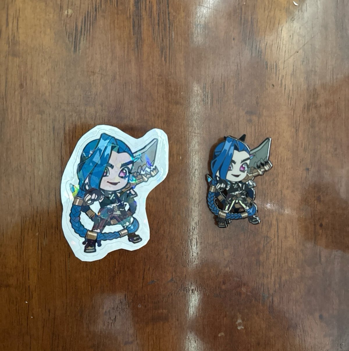Jinx Arcane Chibi Enamel Pin