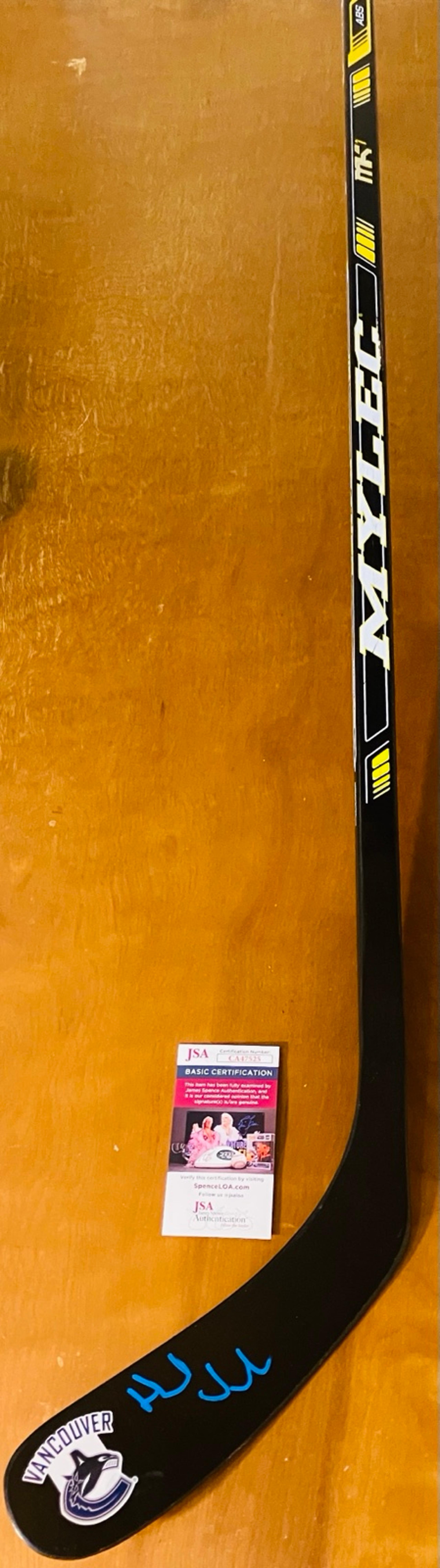 HENRIK SEDIN SIGNED AUTOGRAPHED VANCOUVER CANUCKS F/S HOCKEY STICK JSA COA RARE!