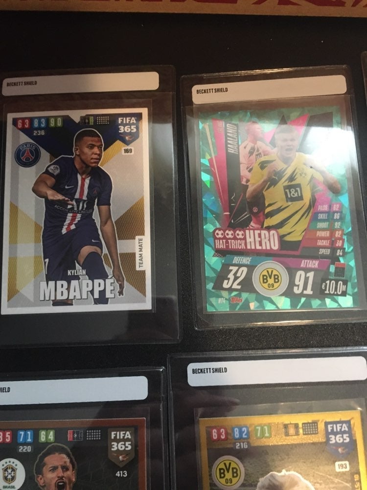 Soccer card. Mbappe