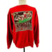 Vintage Hanes Santa Sleigh Dog Christmas Sweatshirt Womens Large