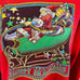 Vintage Hanes Santa Sleigh Dog Christmas Sweatshirt Womens Large