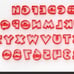 MICKEY DISNEY ALPHABET CUTTERS 9627