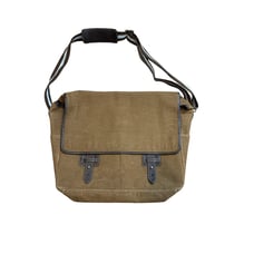 Rafe New York Women's Tan/Brown Corduroy & Leather Messenger Bag NWOT