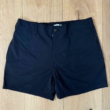 Onia Plain Black No Mesh Swim Trunks Board Shorts, Men's Swimwear Size LARGE