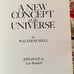 A New Concept of the Universe — Walter Russell — 1989 Pb — Occult / Esoteric