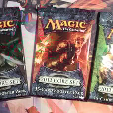 MTG Sealed Magic 2012 Core Set Booster Draft Set - 3 2012 Boosters
