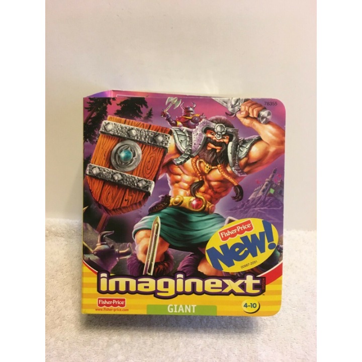 Fisher Price Imaginext Giant - 2002 Medieval Knight Shield Helmet Sword - Sealed
