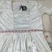 Vtg Lip Service White Velvet Satin Medieval Renaissance Fairy Bell Lace Sleeves