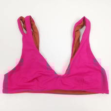 L*Space One Wave Reversible Bikini Top in Amber Pink Size Medium NWT